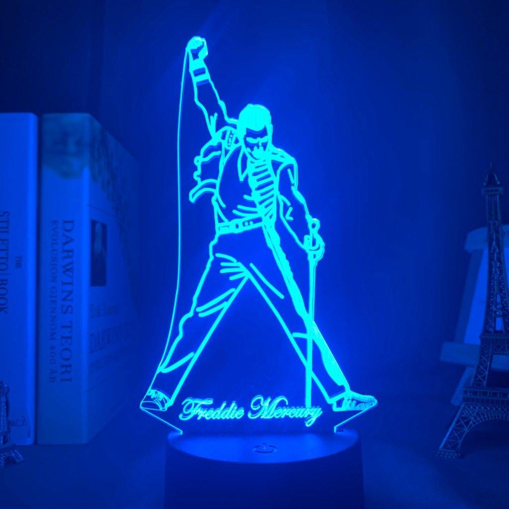 Freddie Mercury 2.0 Nightlight iLightBox 3D™ - iLightBox 3D®