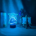 Star Wars Yoda Nightlight iLightBox 3D™ Lamp