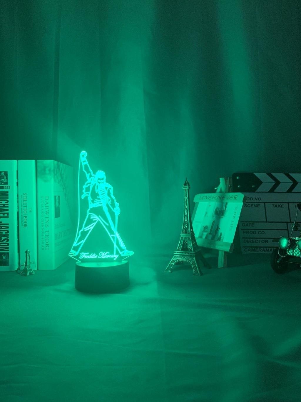 Freddie Mercury iLightBox 3D™ Lamp - iLightBox 3D®