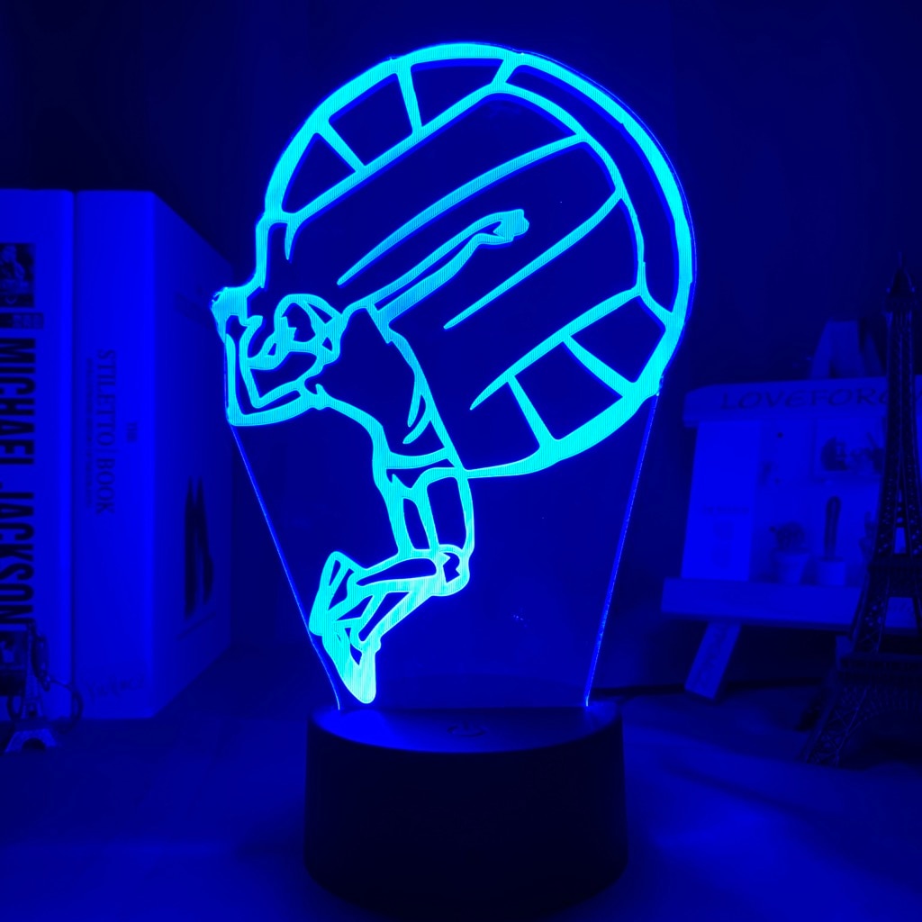 Women's Volleyball Nightlight iLightBox 3D™ Lamp
