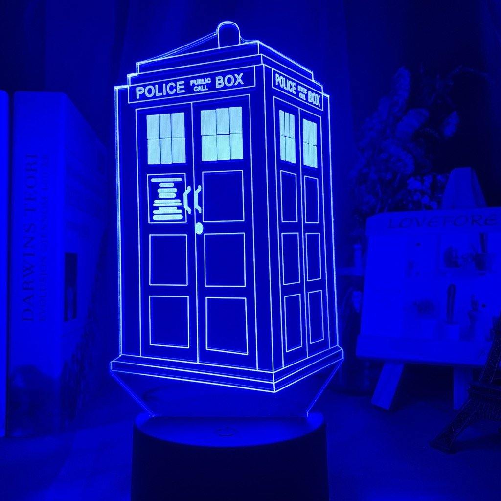 Doctor Who Call Box Nightlight iLightBox 3D™ - iLightBox 3D®