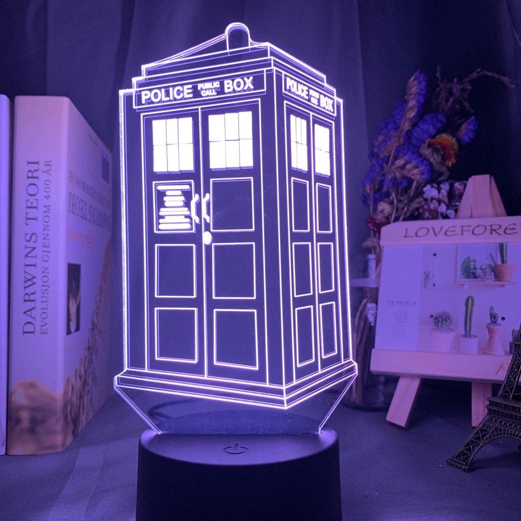 Doctor Who Call Box Nightlight iLightBox 3D™ - iLightBox 3D®