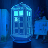 Doctor Who Call Box Nightlight iLightBox 3D™ - iLightBox 3D®