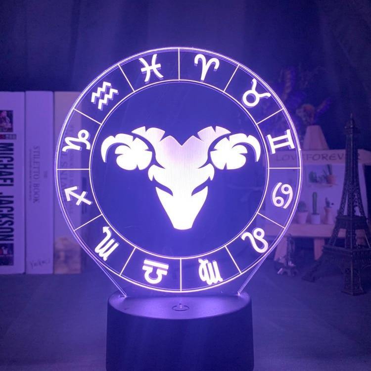 Aries Nightlight iLightBox 3D™ Lamp - iLightBox 3D®