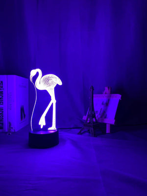 Flamingo Nightlight iLightBox 3D™ Lamp - iLightBox 3D®