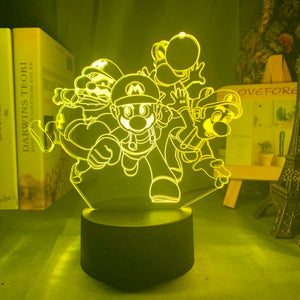 Super Smash Bros and Yoshi Nightlight iLightBox 3D™  Lamp