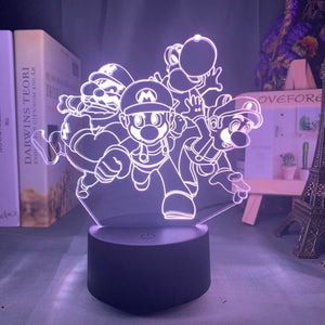 Super Smash Bros and Yoshi Nightlight iLightBox 3D™  Lamp