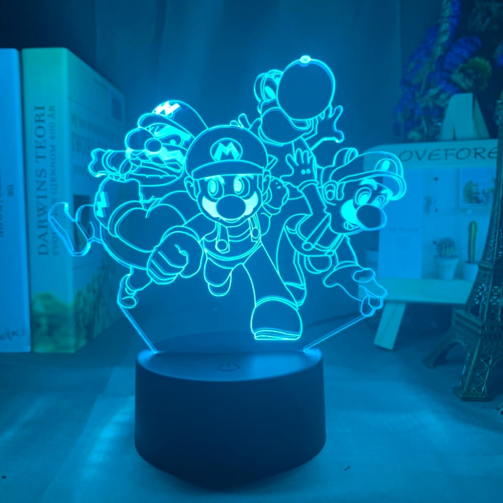 Super Smash Bros and Yoshi Nightlight iLightBox 3D™  Lamp