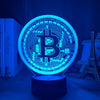 Bitcoin Nightlight iLightBox 3D™ Lamp - iLightBox 3D®