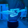 Star Wars Starship Nightlight iLightBox 3D™ Lamp