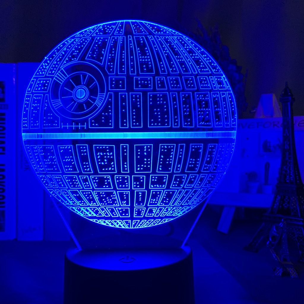 Star Wars Starship Death Star Nightlight iLightBox 3D™ Lamp
