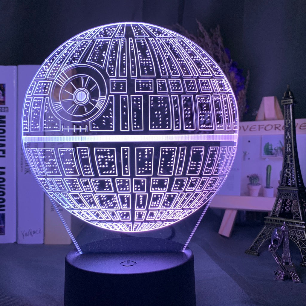Star Wars Starship Death Star Nightlight iLightBox 3D™ Lamp