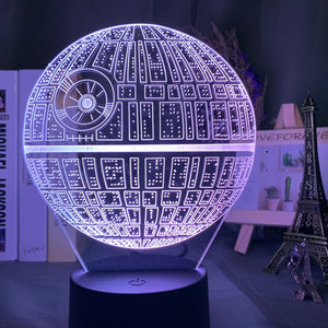 Star Wars Starship Death Star Nightlight iLightBox 3D™ Lamp