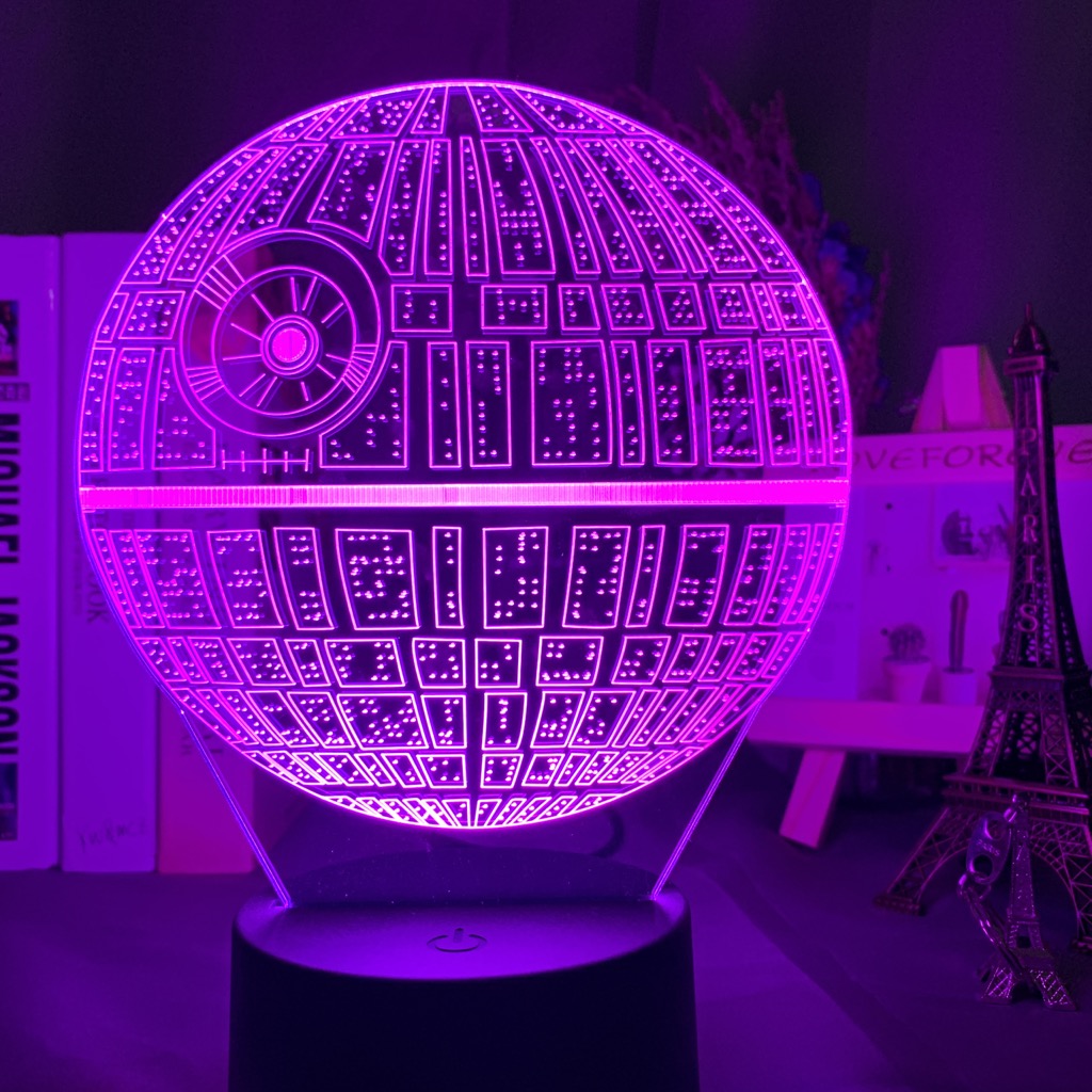 Star Wars Starship Death Star Nightlight iLightBox 3D™ Lamp