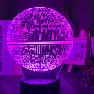 Star Wars Starship Death Star Nightlight iLightBox 3D™ Lamp
