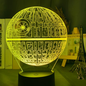 Star Wars Starship Death Star Nightlight iLightBox 3D™ Lamp