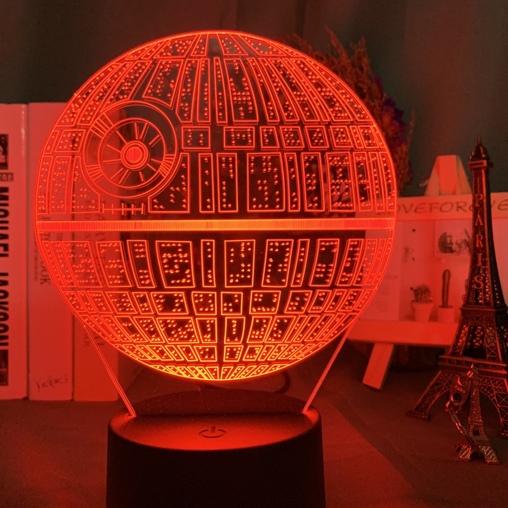 Star Wars Starship Death Star Nightlight iLightBox 3D™ Lamp