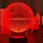 Star Wars Starship Death Star Nightlight iLightBox 3D™ Lamp