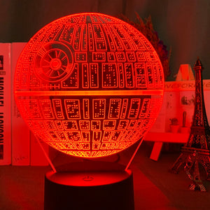 Star Wars Starship Death Star Nightlight iLightBox 3D™ Lamp