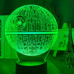 Star Wars Starship Death Star Nightlight iLightBox 3D™ Lamp