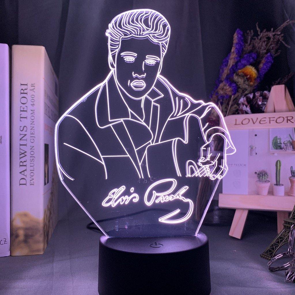 Elvis Presley Nightlight iLightBox 3D™ Lamp - iLightBox 3D®