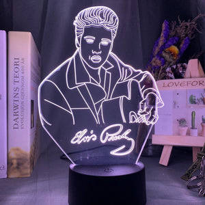 Elvis Presley Nightlight iLightBox 3D™ Lamp - iLightBox 3D®