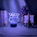 Star Wars Baby Yoda 3.0 Nightlight iLightBox 3D™ Lamp