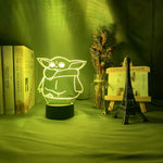 Star Wars Baby Yoda 3.0 Nightlight iLightBox 3D™ Lamp