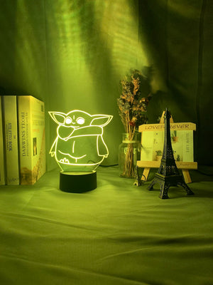 Star Wars Baby Yoda 3.0 Nightlight iLightBox 3D™ Lamp