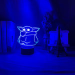 Star Wars Baby Yoda 3.0 Nightlight iLightBox 3D™ Lamp