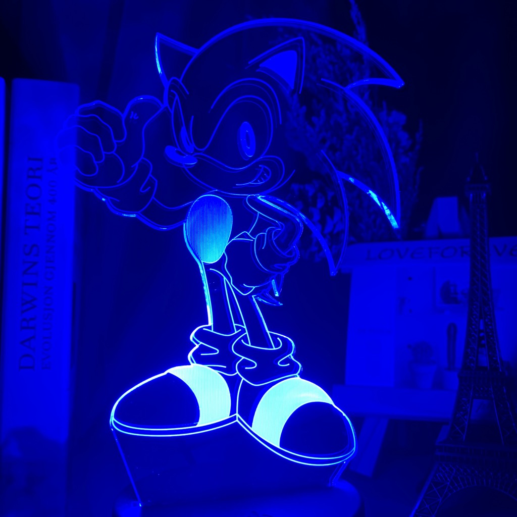 Sonic: The Hedgehog Nightlight iLightBox 3D™ Lamp