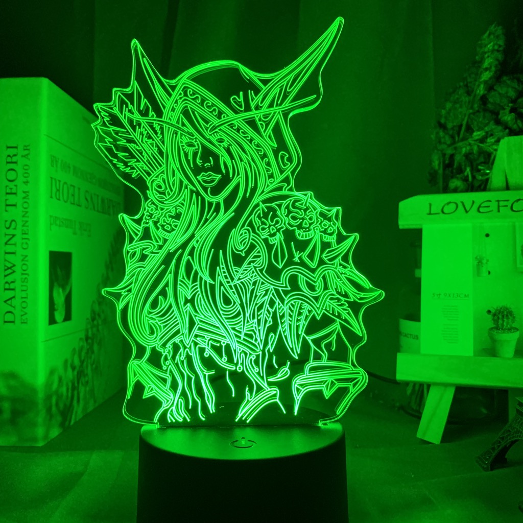 World of Warcraft: Sylvanas Windrunner Nightlight iLightBox 3D™