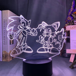 Sonic: The Hedgehog and Tails Nightlight iLightBox 3D™ Lamp