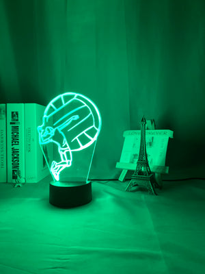 Women's Volleyball Nightlight iLightBox 3D™ Lamp