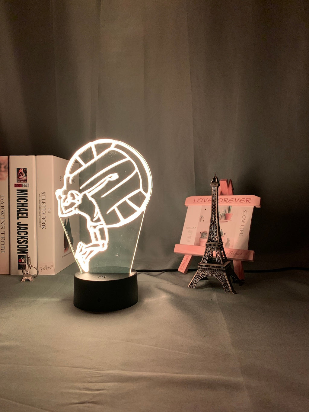 Women's Volleyball Nightlight iLightBox 3D™ Lamp