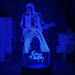 Johnny Hallyday Nightlight iLightBox 3D™ Lamp - iLightBox 3D®