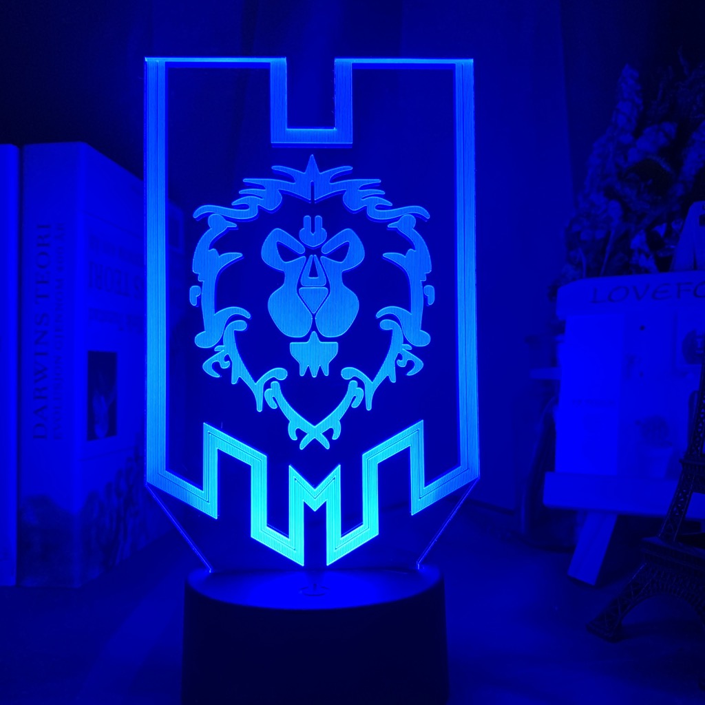 World of Warcraft: Alliance Flag Nightlight iLightBox 3D™