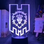 World of Warcraft: Alliance Flag Nightlight iLightBox 3D™