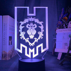 World of Warcraft: Alliance Flag Nightlight iLightBox 3D™