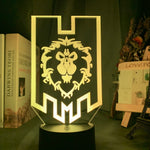 World of Warcraft: Alliance Flag Nightlight iLightBox 3D™