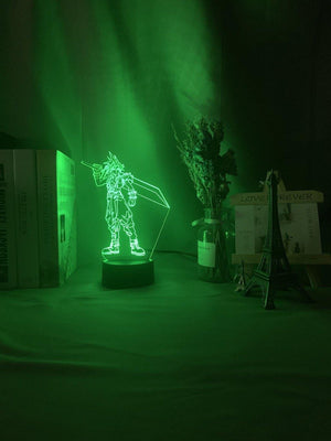 Final Fantasy VII: Cloud Strife Nightlight iLightBox 3D™ - iLightBox 3D®