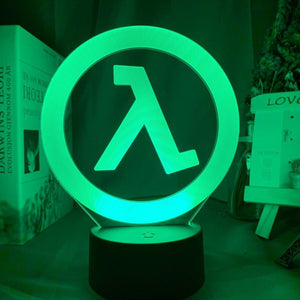 Half Life Nightlight iLightBox 3D™ Lamp - iLightBox 3D®