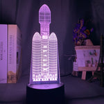 Rocketship 2.0 Nightlight iLightBox 3D™ Lamp