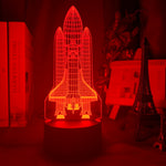 Rocketship Nightlight iLightBox 3D™ Lamp