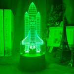 Rocketship Nightlight iLightBox 3D™ Lamp