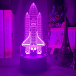 Rocketship Nightlight iLightBox 3D™ Lamp