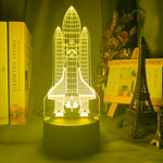 Rocketship Nightlight iLightBox 3D™ Lamp