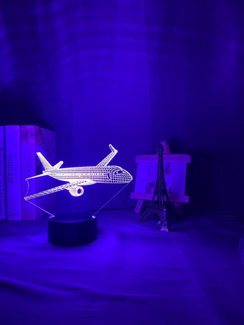 Airplane Nightlight iLightBox 3D™ Lamp - iLightBox 3D®