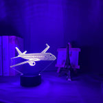 Airplane Nightlight iLightBox 3D™ Lamp - iLightBox 3D®