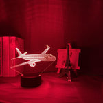 Airplane Nightlight iLightBox 3D™ Lamp - iLightBox 3D®